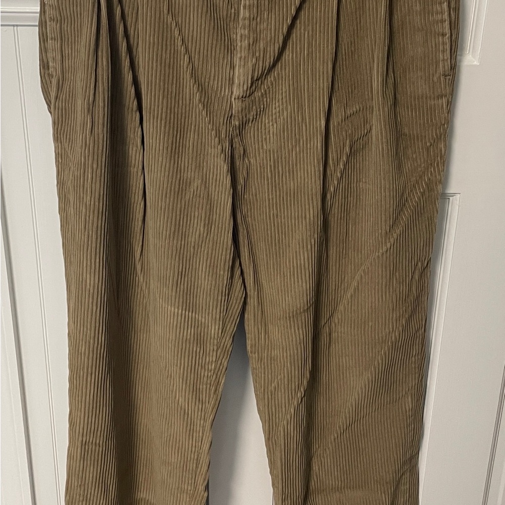 L.L. Bean Men's Tan Corduroy Pants